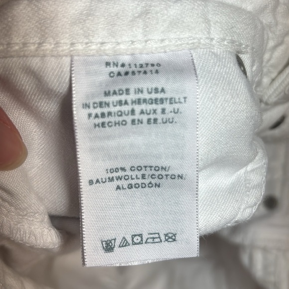 True Religion Women's White Denim Shorts, cotton, 29 - Picture 11 of 11